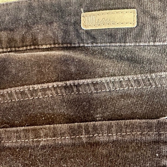 Kut from the Kloth Womens 14 Dark Brownie Diana Skinny Corduroy Pants Classic - Picture 4 of 6